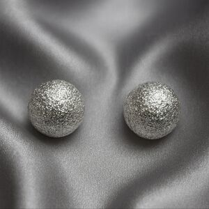 Elegant Silver Starburst Stud Earrings – Textured Timeless Sparkle Women Jewelry